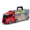 Giocheria Veicoli-Fast Wheels Bisarca porta auto,con 6 veicoli e maniglia,Giocheria colore casuale-Eta 3+