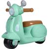 Chicco Vespa per Bambini Primavera, Moto Giocattolo Cavalcabile con Pannello Elettronico, Luci e Suoni, Ruote di Supporto Rimuovibili, Max 25 kg - , Verde Acqua,Eta 1-3 anni