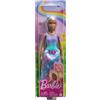 Mattel Barbie Fairytale Royal,Bambola capelli biondi e vestito viola,Mattel,Eta 3+
