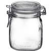 Bormioli Rocco Bormioli, Barattolo di Vetro con Chiusura ermetica a Gancio, Original Fido, 0,75 l, #203420#