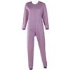 Confezioni_Emy Pigiama Intero Donna Uomo - Sanitario per Anziani con Cerniera Posteriore Caldo e Pesante- Il Perfetto tutone Invernale in Cotone Caldo 100% Made in Italy Taglia XL- Circle Rosa