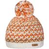 Barts Nicole Berretto con Pompon Donna - Beanie da Lavorato a Maglia Fodera Inverno Autunno/Inverno - Taglia Unica Albicocca