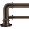 Decopolitan Set di aste per tende doppie, bronzo scuro, da 18 a 36 pollici