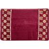 Popular Bath Elegant Rose Vlegante Rosa, Acrilico, Borgogna-Borgogna, Bath rug