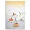 A.S. Création WTD DD129374 - Stampa su tela per cameretta dei bambini, motivo: circo, 40 x 60 cm, colore: Beige
