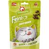 GranataPet FeiniSchmaus Pollo, Delizioso per Gatti Spuntino Morbido Gatto Delizioso Senza Cereali e Additivi Di Zucchero, Ricompensa per Tra 50 g