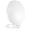 HOSPAOP Lampada di terapia 10000 Lux LED senza UV, lampada di giorno con dimmer continuo e 3 temperature di colore, lampada luce diurna a spettro pieno per casa, ufficio, ufficio