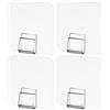 Stgbcst Piccolo cestino sospeso in plastica con gancio, salvaspazio, impilabile, vaso da appendere per bagno, cucina, dormitorio (accessori)