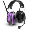 3M PELTOR Cuffie radio FM WS ALERT XPI+, RDS, supporto app, bardatura temporale, Bluetooth MultiPoint, WAP, OTA, MRX21AWS7