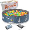 RUGUIES- Piscina di Palline per bambini- Piscina con Palline Pieghevole- Parco giochi con Palline- Per uso Interno ed Esterno- Piscinetta Portatile- (Palline non Incluse) (SPACE 80x26cm)