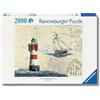 Ravensburger Puzzle 2000 Pezzi Faro Romantico - Puzzle Adulti +14 Anni, 98 x 75 cm, Puzzle per Adulti, Collezione 2000 Pezzi, Idee Regalo