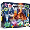 UNGLINGA 212 Esperimenti Kit Scientifici per Bambini, Set di Chimica, Vulcano, Progetto Scienza Giocattoli STIM per Ragazzi Ragazze Apprendimento Regali Educativi Set