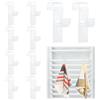 Annickee Ganci per Termoarredo Bagno, Ganci Termoarredo Bagno, Appendi Accappatoio, Appendini per Scaldasalviette per Accappatoio, Vestiti e Asciugamani (10 Pezzi Trasparente)