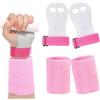 Noaxylic Paracalli Ginnastica Artistica, Set di Polsini da Ginnastica, Palm Protector Grips, Manopole da Paracalli Artistica Bambina, Bodybuilding, per Esercizio Bambini Ragazzi(Rosa)