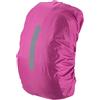 PATIKIL 30-40L Impermeabile Zaino Pioggia Copertura S Rosa Rosso | Zaino Copertura con Verticale Riflettente Tracolla, Antiscivolo, Resta Asciutto, per Escursionismo Campeggio Caccia