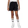 Nike Girl's Pantaloncini G NSW Club Ft 5In Short Lbr, Black/Black/White, FD2919-010, M