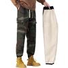 Pantaloni termici ispessi in pile invernale da uomo Caldi e