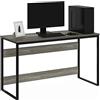 Furinno MORETTI Scrivania Per Computer, Scrivania Da Gaming, Scrivania Da Ufficio, Per Home Office, Gaming, Studio, Grey Oak