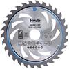 kwb lama per sega circolare 190 x 30 mm, taglio ultrarapido, ottimale per macchine a batteria, adatta per legno tenero e duro, listellare e truciolare