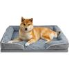 Oskuglin Grande Cuccia per Cani, Cuccia in Memory Foam con Fodera Lavabile e Rimovibile, Cuscino con Struttura a Nido, Cuscino Antiscivolo per Cani e Fodera Impermeabile (L91*69cm)