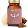 natu.care - Lion's Mane & Chaga 1500 mg Estratto in polvere - 100% naturale, senza zucchero e conservanti, supporta le funzioni cerebrali, adattogeni, adatto a vegani e vegetariani