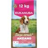 EUKANUBA Crocchette per cani anziani taglia piccola/media con pesce, 12 kg