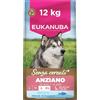 EUKANUBA Crocchette per cani anziani taglia grande con pesce, 12 kg
