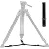 CAYER SP10 Supporto a terra per treppiede video FA310H, design a sgancio rapido, regolabile da 75 a 118 cm, ABS e alluminio resistenti
