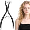 Vernerth Pinza per prolungare i capelli -strumento di styling con pads in silicone per estensioni per pinza in acciaio inossidabile di estensioni Tape-In nel salone a casa