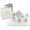 HAARallerliebst 12 fermagli per capelli mollette 2 cm trasparente in Bianco Box di capelli Aller Loving