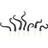 Lyreh 7pz Picchetti per Tentacoli di Polpo, Fosforescenti Pali Decorativi da Giardino Divertenti Piante da Giardino Decorazioni per Interni ed Esterni Vaso (Nero)