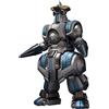 TAMASHII NATIONS - Godzilla vs. SpaceGodzilla - M.O.G.E.R.A. G Force Storage Dock Sally Ver., Bandai Spirits S.H.MonsterArts Action Figure.