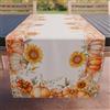 PETTI Artigiani Italiani - Accessori Tessili da Cucina, Runner da Tavolo Elegante 40x140 cm in Microfibra, Tovaglia Tavola in Stampa Digitale Zucca Pumpkin, Halloween, 100% Made in Italy