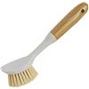 ECONATURAL by York YORK EcoNatural Spazzola per Piatti in Bambù Antibatterica Spazzolina da Cucina per Lavaggio Stoviglie Pentole e Padelle con Setole Igieniche Bakterienstopp Design Ergonomico ed Ecologico Beige