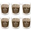 Spaas 6x Candela profumata 25 ore, Warm Wonder