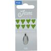 PME Jem - Bocchetta Decorativa Foglia in Acciaio Inox per sac à Poche, Media, n. 68