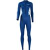 SEAUR Costume da bagno intero da donna a maniche lunghe Rash Guard, protezione UV dai raggi solari, per surf, snorkeling e kayak, Blu marino., S