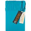 npluseins Lenzuolo con angoli in jersey 100% cotone, ca. 70 x 140 cm, turchese