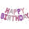 UDRKFOPK Happy Birthday Banner Blu Polvere,16 Palloncino Happy Birthday,Bandiera di Buon Compleanno Palloncino Festa Decorazioni per Feste di Compleanno, per Bambini, Uomini e Donne