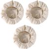 UZEYAX 3 Pezzi Inserto in Lino per Cestino da Lievitazione, Accessori per Cottura Del Pane, Fodera Cestello di Fermentazione, 25 cm