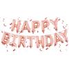 UDRKFOPK Happy Birthday Banner Oro Rosa,16 Palloncino Happy Birthday,Bandiera di Buon Compleanno Palloncino Festa Decorazioni per Feste di Compleanno, per Bambini, Uomini e Donne