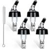SuproBarware 4 pezzi di versatori dosatori da 2 cl, dosatore per bottiglia, dosatori dosatori, porzionatore da bar, beccucci per shot, dosatore per liquori, dosatore per vino, l