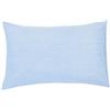 PARADISE STAR Coppia di federe in flanella, 100% cotone spazzolato, 50 cm x 75 cm, colore blu