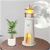 vsshe Luce di Proiezione Lunare,Lampada Faro con Sensore di Luce Automatico | Faro decorativo, Luce Notturna Faro, Luce Notturna Bambini, Luce a LED per Proiezione Lunare, per camera da letto, soggiorno