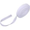 Tinoaly Nastro in Sbieco Doppio da 23m, 1,5cm di Larghezza in Poliestere e Cotone per Cucito Orlatura Quilting e Progetti Fai da Te (Bianco)