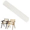 Ruikcoll Tessuto in Rattan Sintetico Viennese, plastico PE, per progetti Fai da Te, Decorazione di mobili (40 x 100 cm)