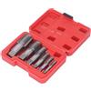 Denash Set di Rubinetti per Tubi 6 Pezzi, Kit di Strumenti per Filettatura in Acciaio Al Carbonio 1 Pollice 3/4 Pollici 1/2 Pollici 3/8 Pollici 1/4 Pollici 1/8 Pollici per Tubi in