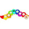 Goki Geburtstagsraupe Camila: L= 53,5 cm, Holz, 18 Teile, 6 Glasteelichthalter