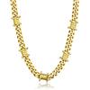 Bandmax Collana Uomo Catena Cubana con Spine - Larghezza 5/7/9/12 MM, Lunghezza 40-55 CM, Oro/Nero/Acciaio Inossidabile - Catenina Grossa Stile Hip Hop Punk per Uomini Donne Antiscolorimento