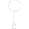 Breil, Collezione Wish, Collana Donna, Collana a Catena Scorrevole in Acciaio IP Rose Gold, con Elementi Decorativi e Cristalli Rosa, Idea Regalo Donna, Lunghezza Regolabile fino a 80 cm